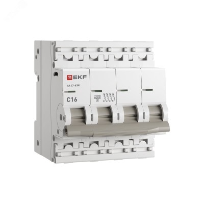Автоматический выключатель ВА 47-63N 4P 16А (C) 4,5 кА PROXIMA