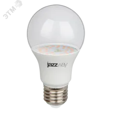 Лампа светодиодная LED 15Вт A60 Е27 прозрачная ( для растений)
