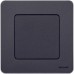 Выключатель 1-клавишный 10АХ безвинтовое крепление антрацит INSPIRIA