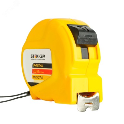 MTS-27-А Рулетка, 7,5 м х 25 мм, II класс точности, пластик