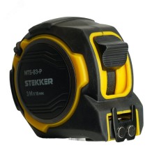 MTS-83-P Рулетка, 3 м х 16 мм, магнит, II класс точности, двухстороннее нанесение, STEKKER
