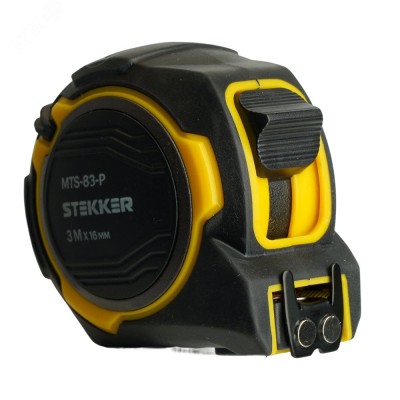 MTS-83-P Рулетка, 3 м х 16 мм, магнит, II класс точности, двухстороннее нанесение, STEKKER
