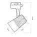 PTR  0130-2 30w 4000K 24° BL (чёрный) IP40 Jazzway
