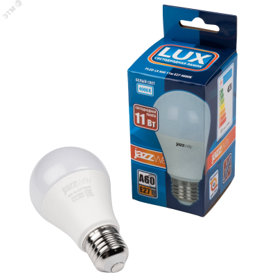 Лампа светодиодная LED 11 Вт 880Лм 4000К белая Е27 Груша