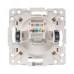 Стокгольм Механизм Розетки RJ-45 1-местной белый