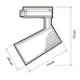 PTR  1732 32w 4000K 24° BL (чёрный) IP40 Jazzway