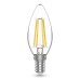 Лампа Gauss Basic Filament Свеча 4W 480lm 4000K E14 LED 1/10/50 Лампа Gauss Basic Filament Свеча 4W 480lm 4000K E14 LED 1/10/50