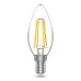 Лампа Gauss Basic Filament Свеча 5W 600lm 4000K E14 LED 1/10/50