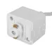 PTR  2310 10w 3000K 30° WH 400мм на подвесе 1м IP40 Jazzway