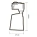PTR  1615 15w 4000K 24° BL (чёрный) IP40 Jazzway