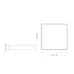 PPB Sсandic-S 36w 4000K GR/W с деревянной планкой IP20 340*340*55 Jazzway
