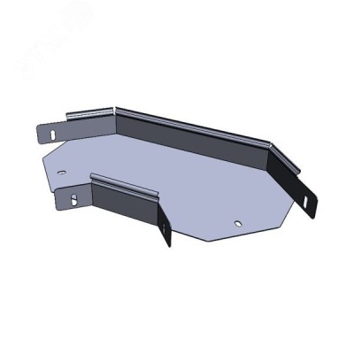 Угол 90 градусов горизонтальный 80x300 мм (плоский)