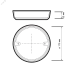 PBH - PC8-RA  12W 4000K BLACK IP65