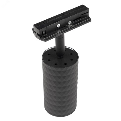 Светильник светодиодный трековый на шинопровод до 50W ДПО-50Вт черный под лампу GU10