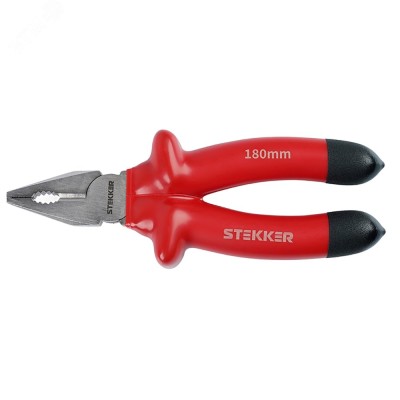 Плоскогубцы комбинированные диэлектрические, 180мм, PLE1-180-S
