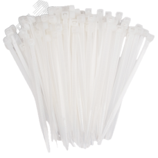 Стяжка кабельная (Хомут) 3,6x100-100WH PA6.6 белая (100 шт/уп) Jazzway