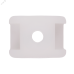 Площадка под хомуты 22x16 с монтажным отверстием белая PA6.6 (100 шт/уп) Jazzway