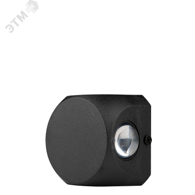 Светильник архитектурный фасадный светодиодный  PWL-07565/80D 2x2w 4000K BL IP54 черный Jazzway