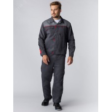 Костюм Фаворит-2 (тк.Смесовая,210) п/к, т.серый/серый, р. 48-50/182-188