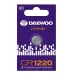 Элемент питания батарейка таблетка литиевая типоразмер 1220 CR1220 DAEWOO Lithium BL-1 Jazzway