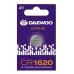 Элемент питания батарейка таблетка литиевая типоразмер 1620 CR1620 DAEWOO Lithium BL-1 Jazzway