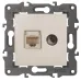 14-3110-02 ЭРА Розетка RJ45+TV, IP20, сл.кость (10/100/1600)