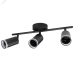Светильник декоративный ДПО 0103 3xGU10 черный 230V IP20 JazzWay