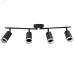 Светильник декоративный ДПО 0204 4xGU10 черный 230V IP20 JazzWay