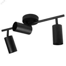 Светильник декоративный ДПО 0403 3xGU10 черный 230V IP20 JazzWay