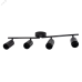 Светильник декоративный ДПО 0504 4xGU10 черный 230V IP20 JazzWay