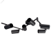 Светильник декоративный ДПО 0606 6xGU10 черный 230V IP20 JazzWay