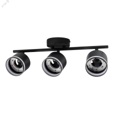 Светильник декоративный ДПО 0703 3xGX53 черный 230V IP20 JazzWay