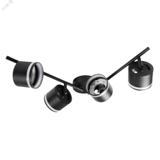 Светильник декоративный ДПО 0804 4xGX53 черный 230V IP20 JazzWay