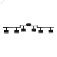 Светильник декоративный ДПО 0906 6xGX53 черный 230V IP20 JazzWay