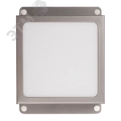 Светильник светодиодный ДВО 089/G OPAL 9W 3000K GREY IP40 780 Лм Грильято 100х100 мм Домино JazzWay