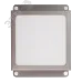 Светильник светодиодный ДВО 089/G OPAL 9W 3000K GREY IP40 780 Лм Грильято 100х100 мм Домино JazzWay