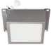 Светильник светодиодный ДВО 089/G OPAL 9W 3000K GREY IP40 780 Лм Грильято 100х100 мм Домино JazzWay