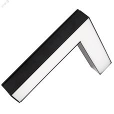 Светильник светодиодный ДПО-02L 16W 4000K 1600Лм BLACK L-обр. для реечных потолков IP40 Jazzway