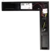 Светильник светодиодный ДПО-02L 16W 4000K 1600Лм BLACK L-обр. для реечных потолков IP40 Jazzway