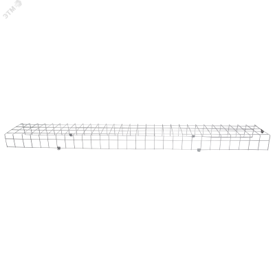 Решетка защитная 1600*264*95 белая Jazzway