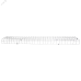 Решетка защитная 1600*264*95 белая Jazzway