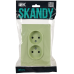 SKANDY Розетка 2-местная без заземления с защитными шторками 10А в сборе SK-R09G мятный IEK