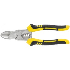 Бокорезы многофункциональные, эксцентриковый шарнир, прорезиненные ручки, Профи 180 мм