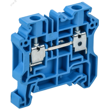 ARMAFIX Колодка клеммная CY6BU винтовая 6мм2 проходная синяя Ex IEK