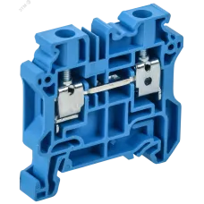 ARMAFIX Колодка клеммная CY6BU винтовая 6мм2 проходная синяя Ex IEK