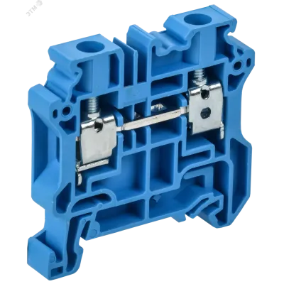 ARMAFIX Колодка клеммная CY6BU винтовая 6мм2 проходная синяя Ex IEK