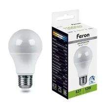 Лампа светодиодная диммируемая, (12W) 230V E27 4000K A60, LB-931