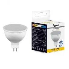 Лампа светодиодная диммируемая, (9W) 230V G5.3 2700K MR16, LB-561