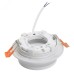Светильник потолочный встраиваемый, 15W 230V GX53, белый, круг, без лампы, DL502 LUNA