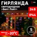 ERABL-MK52 ЭРА Гирлянда ЭРА Белт Лайт набор 5 м, 10 RGB LED ,дин.реж, с трансформ.каучук,24В,IP44 (6